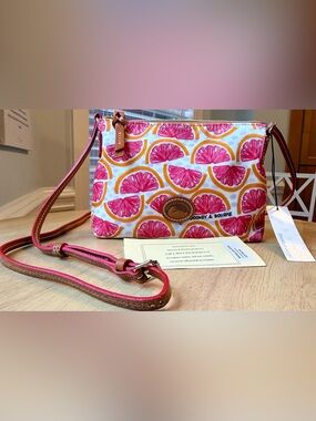 Dooney & Bourke Pomelo Crossbody Pouchette NWT
